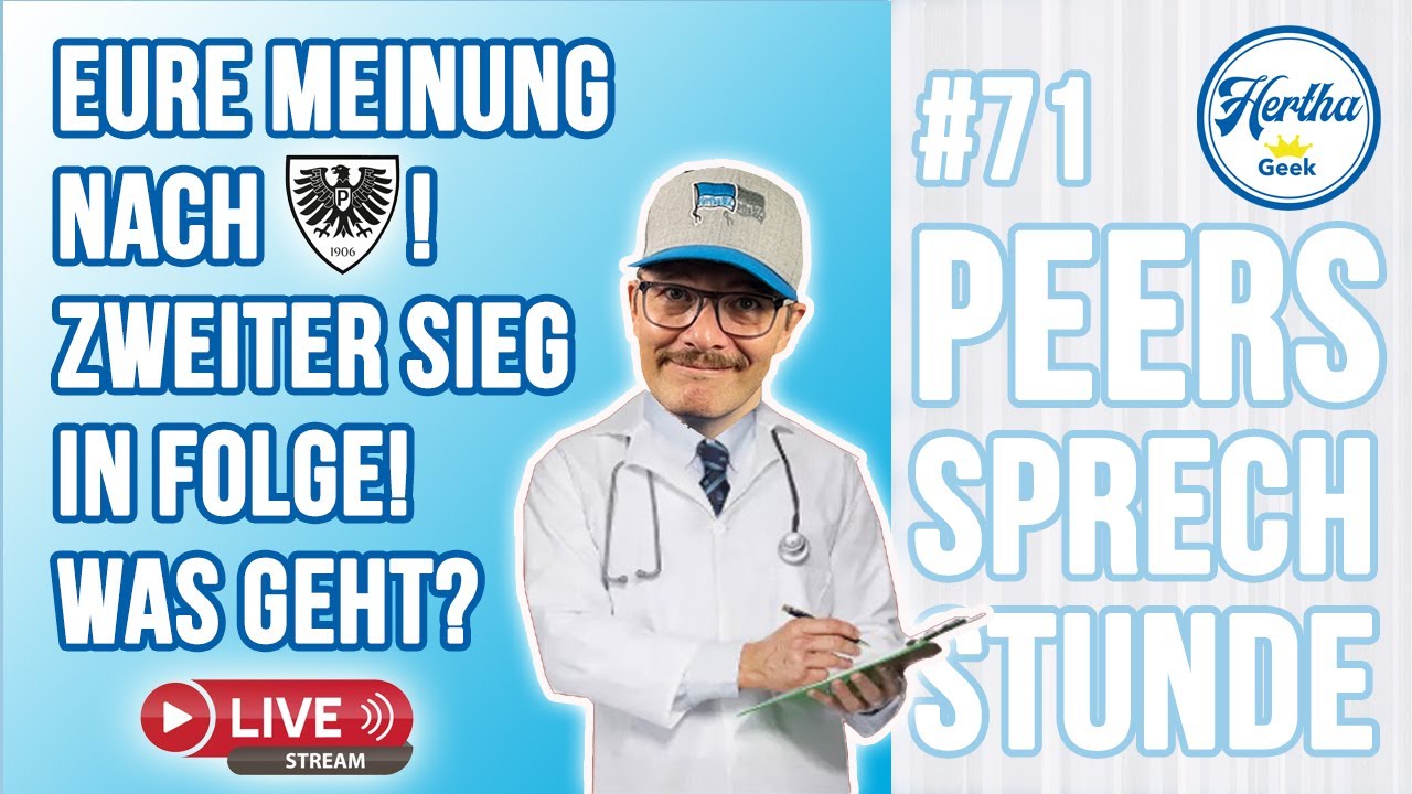 Live 🔴 Peers Sprechstunde #71 Talk nach M&uuml;nster!