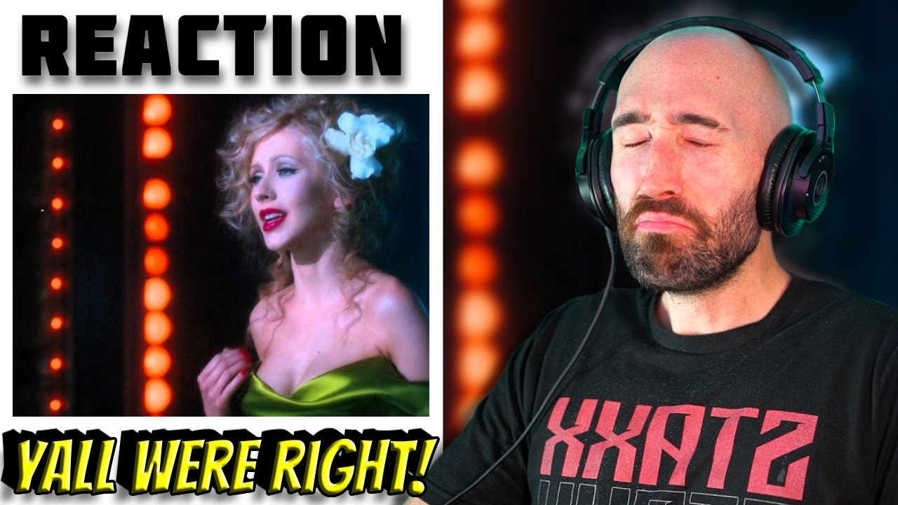 THIS IS BETTER! CHRISTINA AGUILERA - BOUND TO YOU MUSIC VIDEO [REACTION]