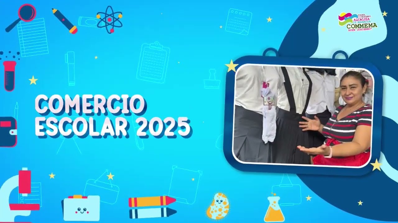 Comercio Escolar 2025 en los Mercados de Managua