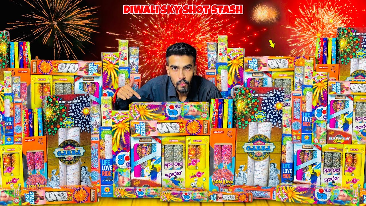 Big Sky Shot Fireworks New Diwali Stash 2025 Yogesh 01 Crackers Testing Video