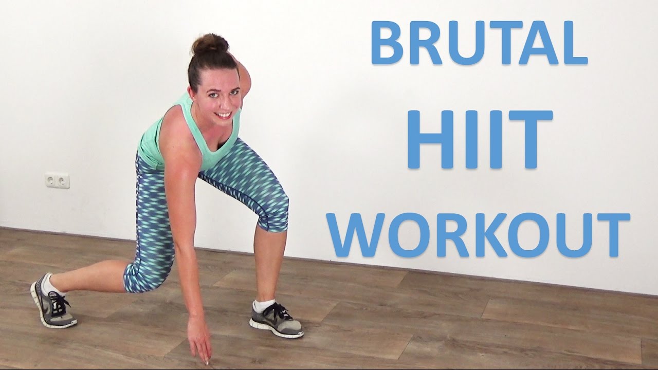 20 Minute Brutal HIIT Workout – Fat Loss Increasing Advanced Cardio Workout