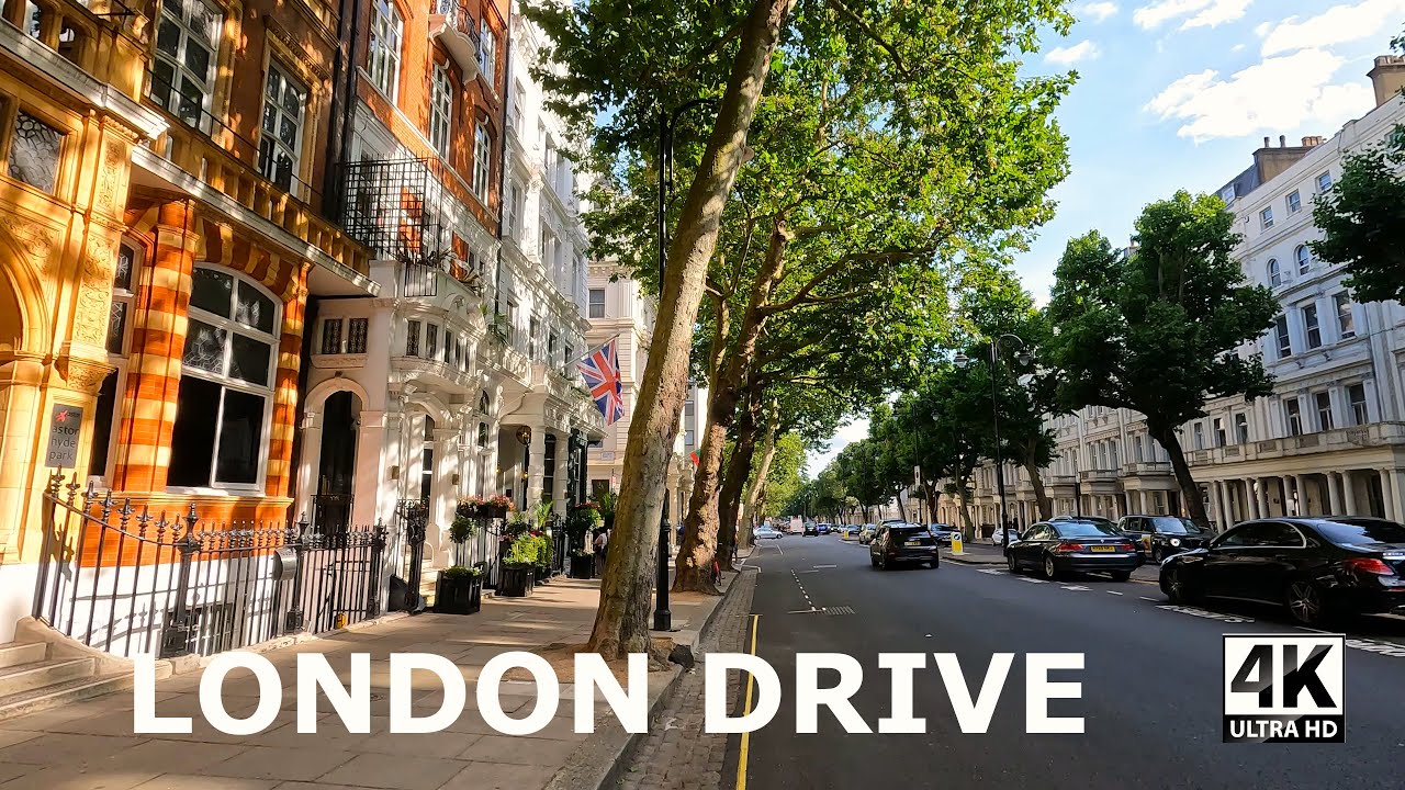 London Drive 4K: Richmond To South Kensington Tour