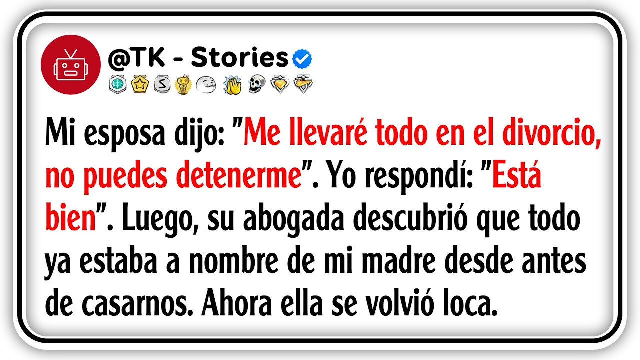 Mi esposa dijo: 