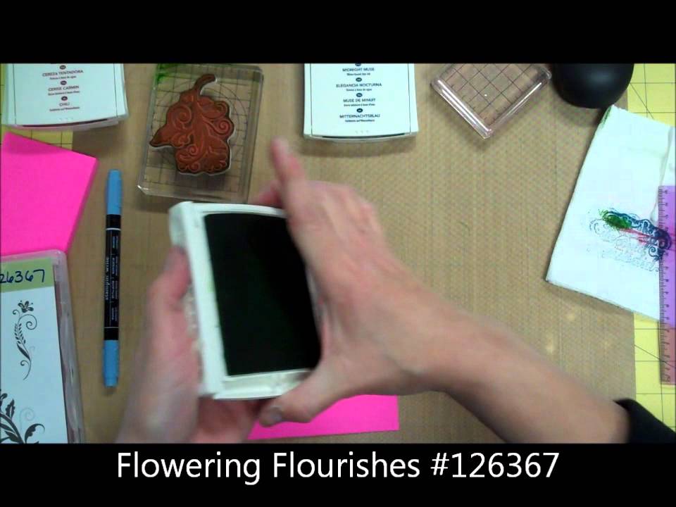 Stampin' Up! Two Minute Technique:  In the Middle  and a sneak peek!