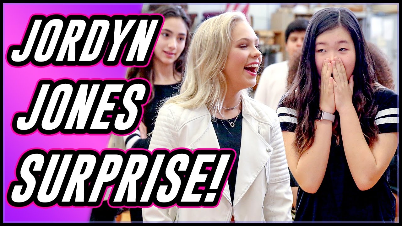 Jordyn Jones Surprise Dance Lesson in Class!!