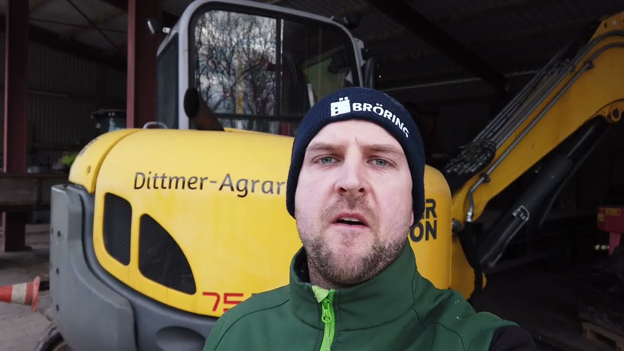 VLOG#5- Erdarbeiten für einen Pferde-Paddock mit Wacker Neuson 75Z3 #Wackerneuson