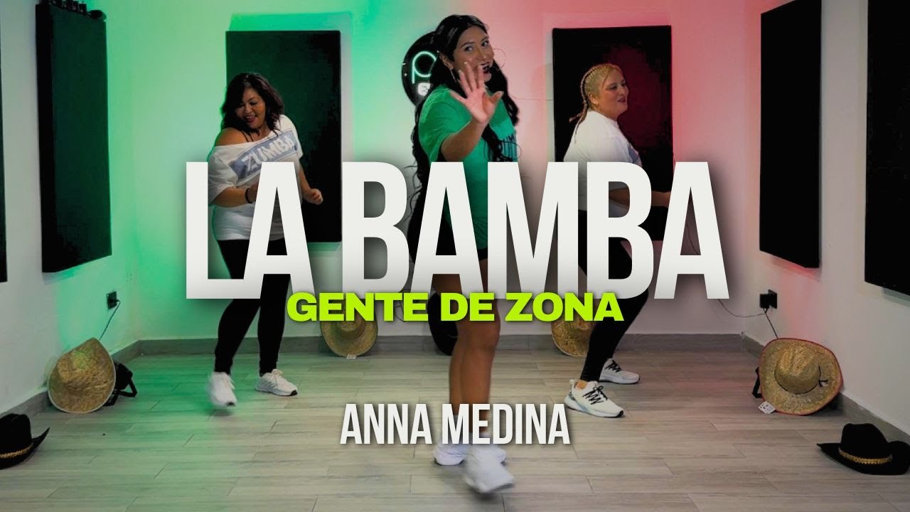 LA BAMBA - Gente De Zona | Clase ZUMBA MEXICANA 🇲🇽 EN VIVO | ANNA MEDINA ZUMBA