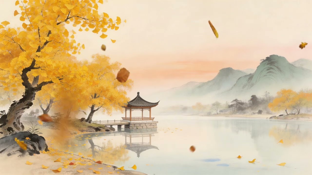 冥想療癒中國風音樂｜杏亭秋影｜1小時禪意音樂｜無鼓點｜Guzheng & Dizi｜Chinese Zen Music #中國風音樂 #禪意音樂 #冥想療癒 #ChineseZenMusic