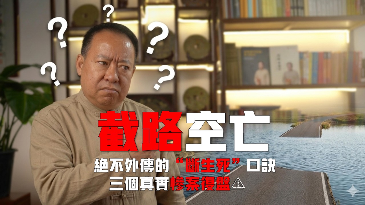截路空亡！閻王爺畫圈的生死密碼。盲派斷生死第一關，絕不外傳的“斷生死”口訣，三個真實慘案覆盤⚠️