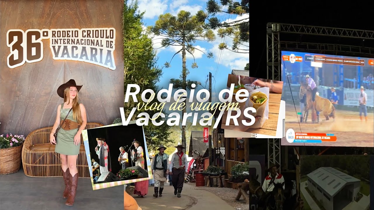 36º Rodeio Crioulo Internacional de Vacaria - Vlog de Viagem ~2 Dias 🐎