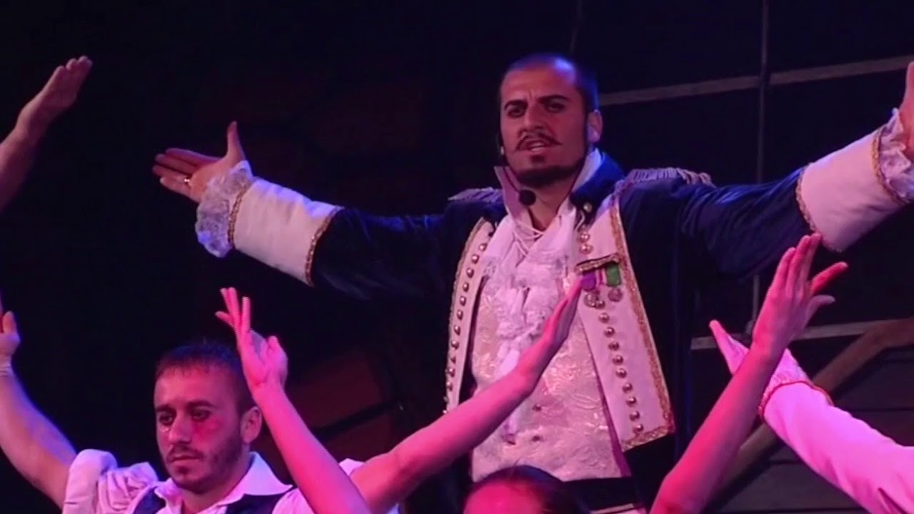 Pirates Adventure Dinner Show 2008  - Pt 6 -  CanCan Dance  #circus #dance #pirates #circusarts