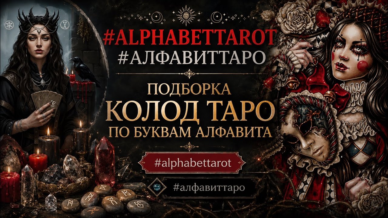 #alphabettarot#алфавиттаро 💠 Подборка колод Таро по буквам Алфавита