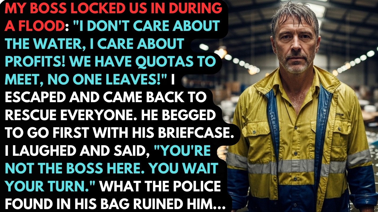 Boss Locked Us In A Flood For Profits—I Escaped And Came Back To Rescue When He Begged To Go First..