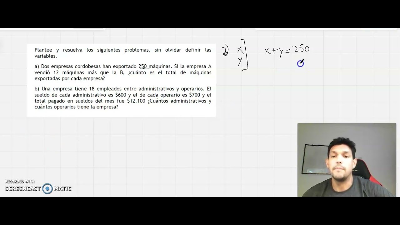 Resolviendo problemas de sistemas de ecuaciones