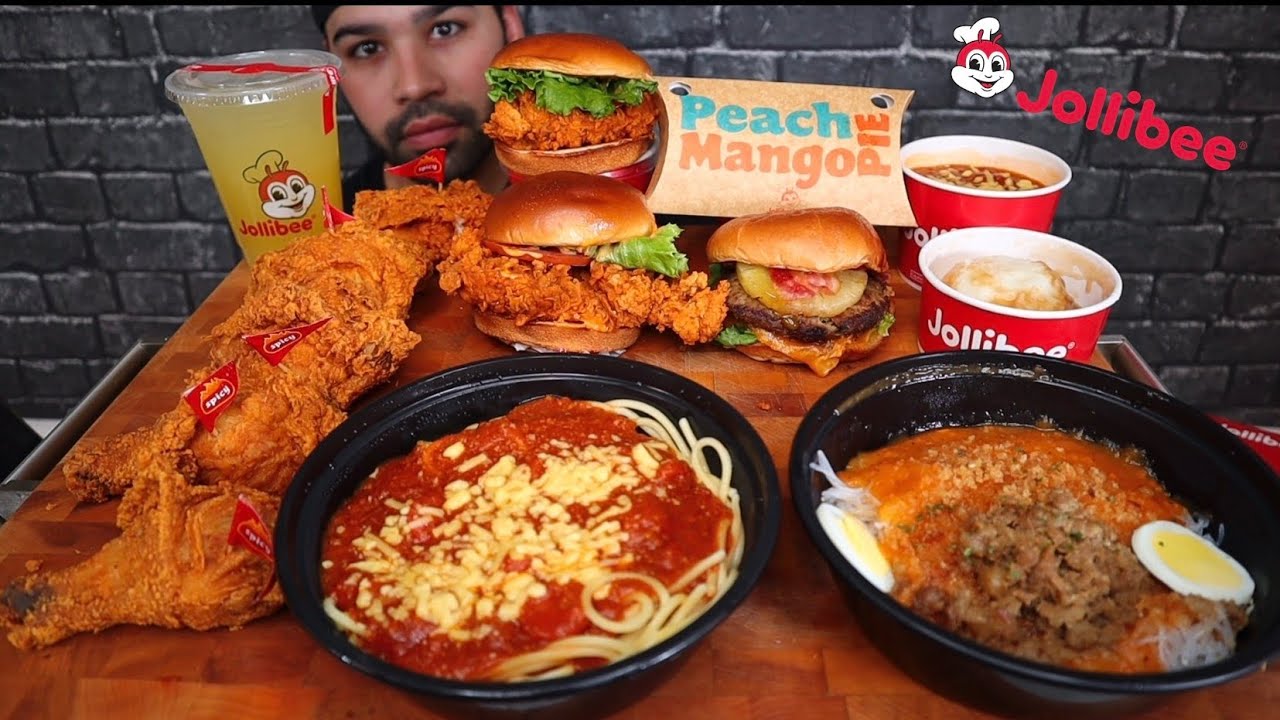 (ASMR) FIRST TIME EATING JOLLIBEE 2025