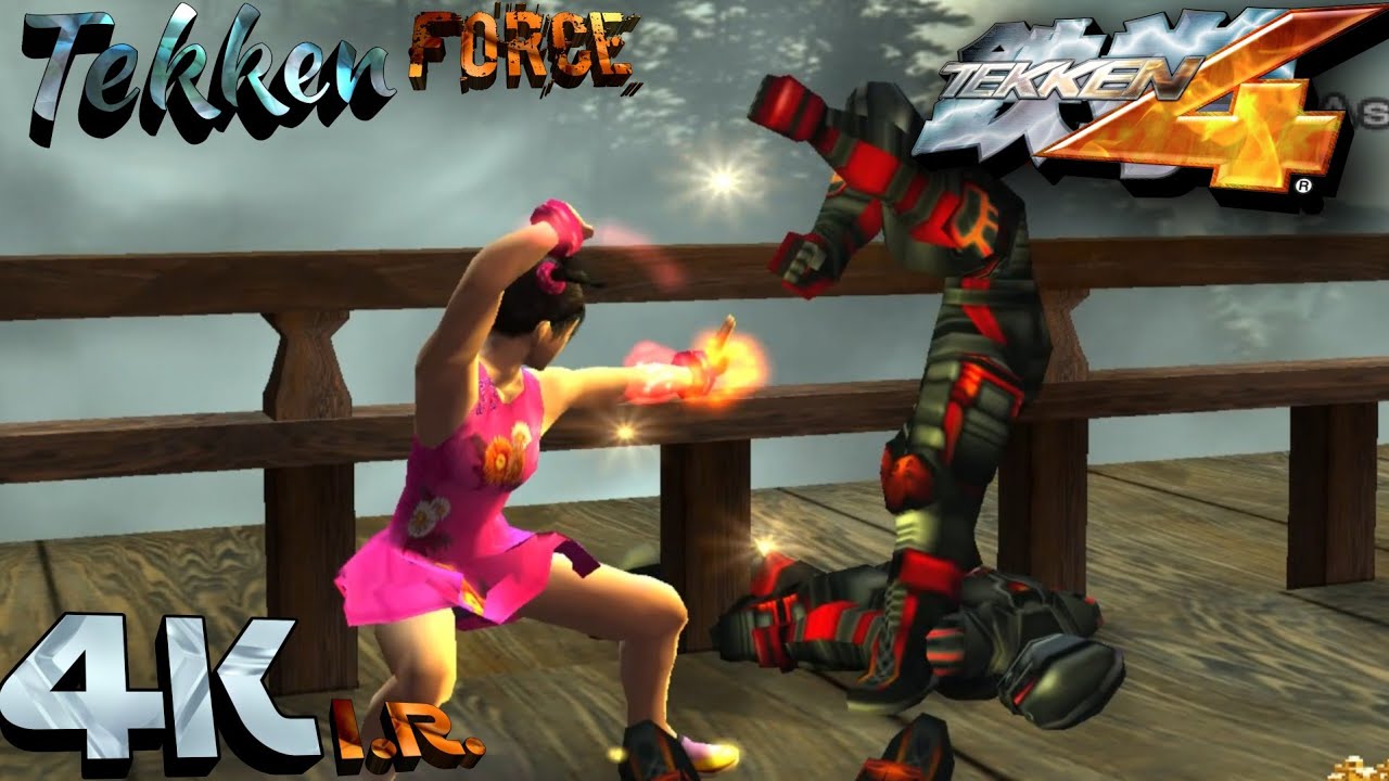 Tekken 4 | Xiaoyu | Tekken Force | pcsx2 (ps2) 5k [2880p] I.R. wide-screen gameplay.