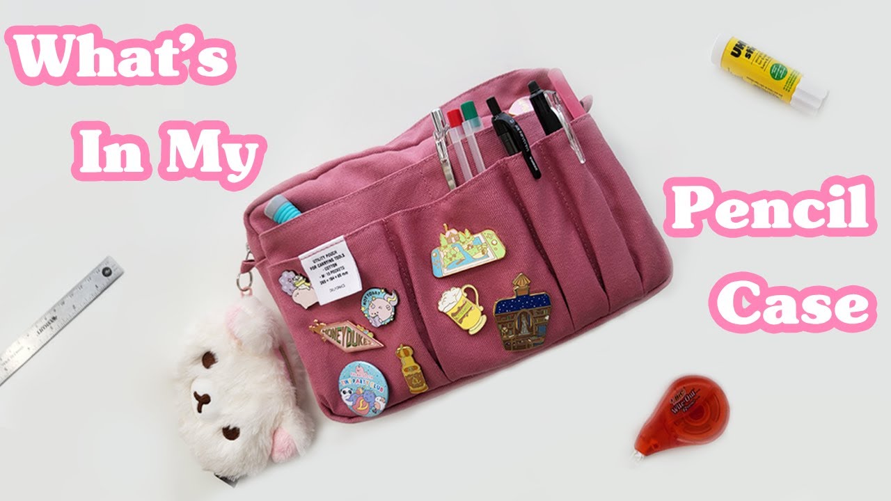 What's in my Pencil Case  | Planning Tools | Delfonics Utility Pouch Medium