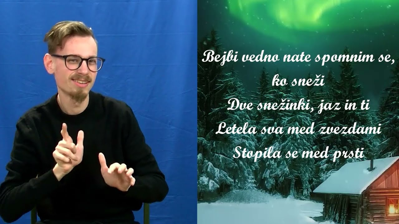 Snežinki v slovenskem znakovnem jeziku