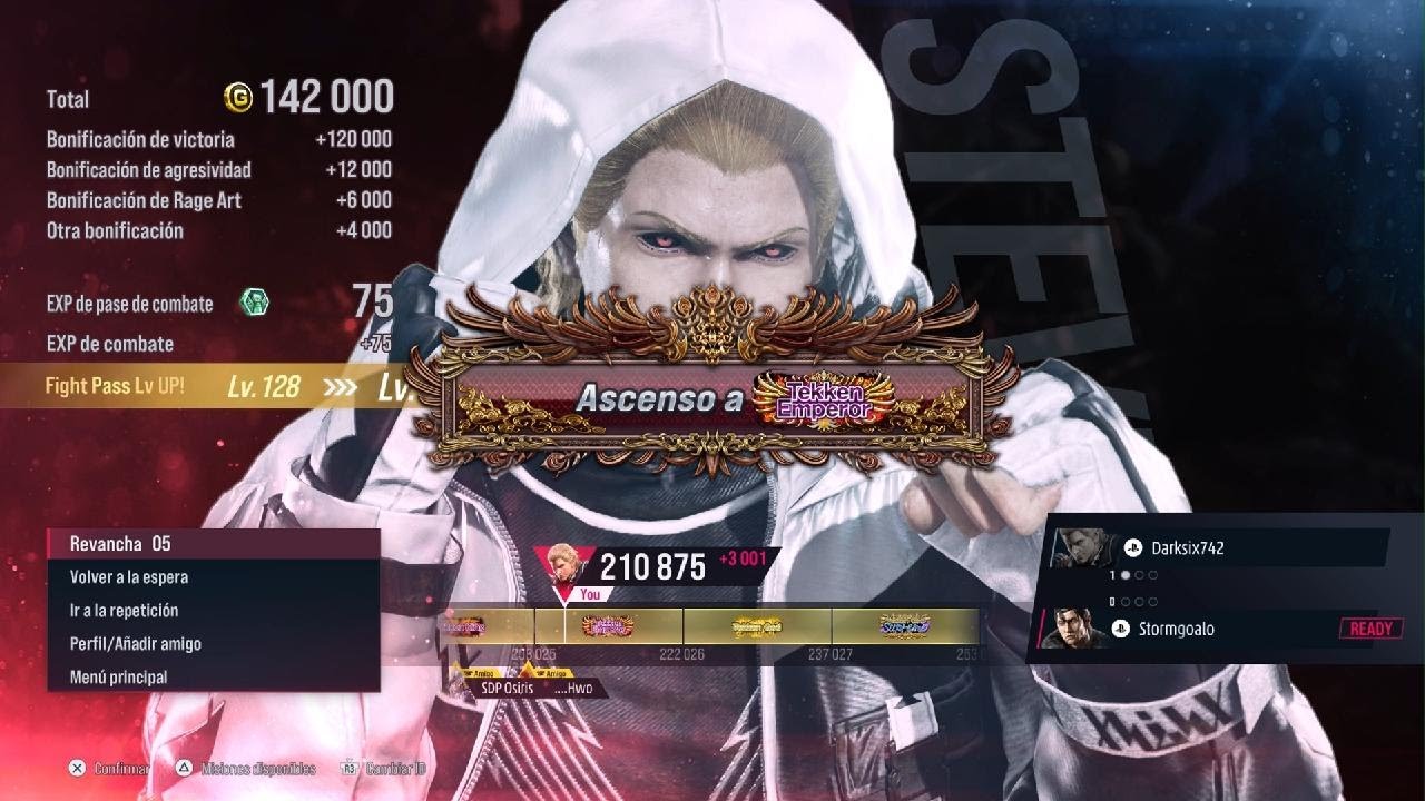 Darksix742 steve fox vs stormgoalo dragunov (ascenso a tekken emperador ) 02/25/26