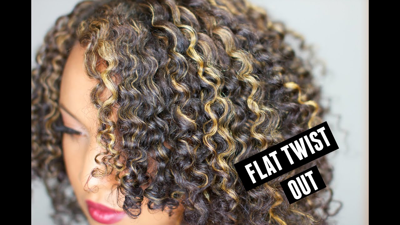 Natural Hair || How To Get Perfect Flat Twist Out Results!
