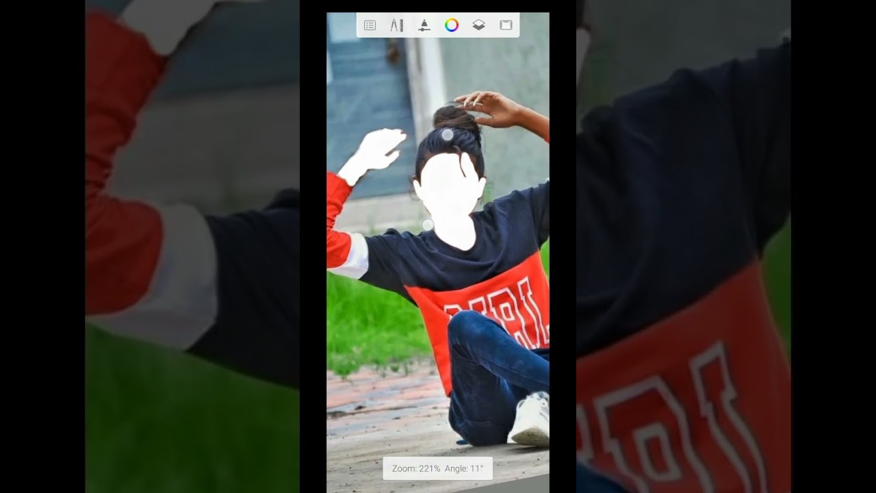 white face smooth photo editing tutorial by autodesk sketchbook #shorts #short