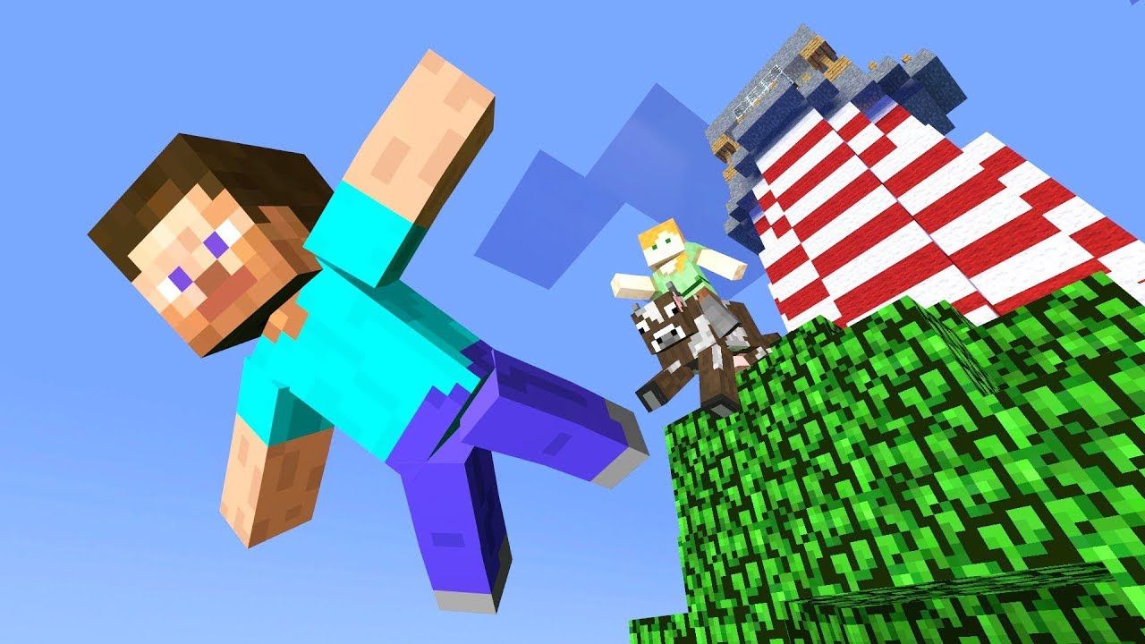 Minecraft: Рэгдолл Прыжки и Падения [GMOD] - Серия 21