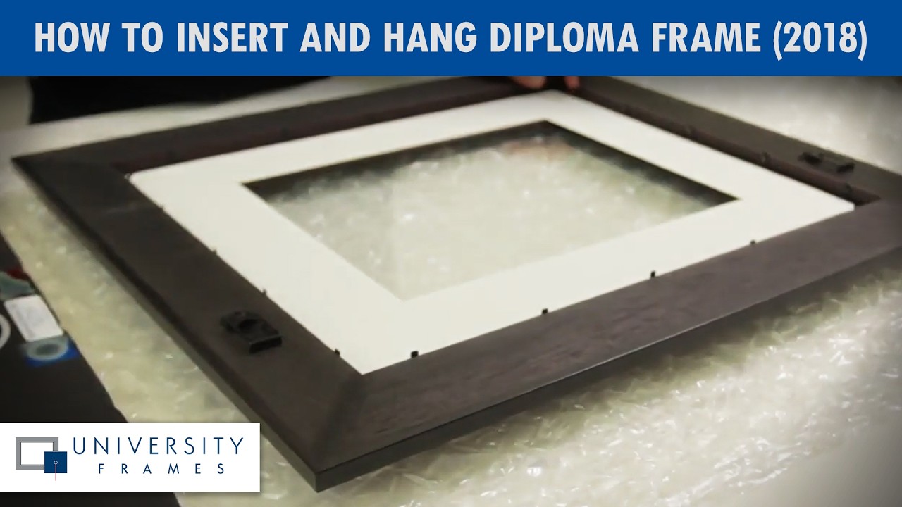How to Frame Your Diploma | University Frames (2018)