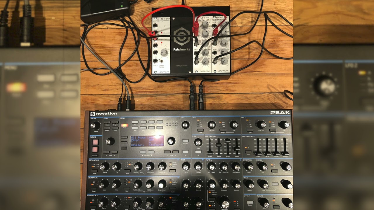 Novation Peak with Oberheim-Style stereo SEM filter