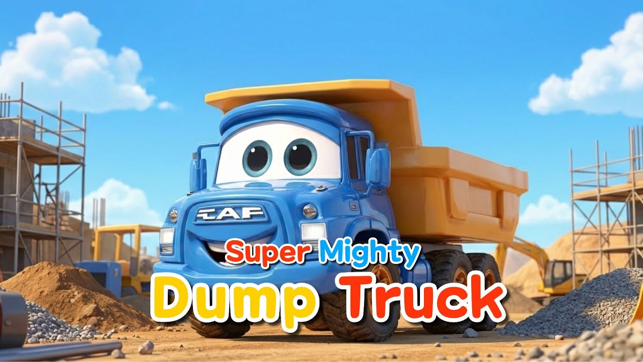 [Bonu TV] Super Mighty Dump Truck | Kids Song | Popular Kid's Song | Children's Song