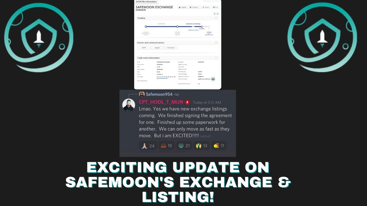 BIG HINTS TO THE SAFEMOON EXCHANGE COMING SOON! AND EXCHANGE LISTINGS COMING!