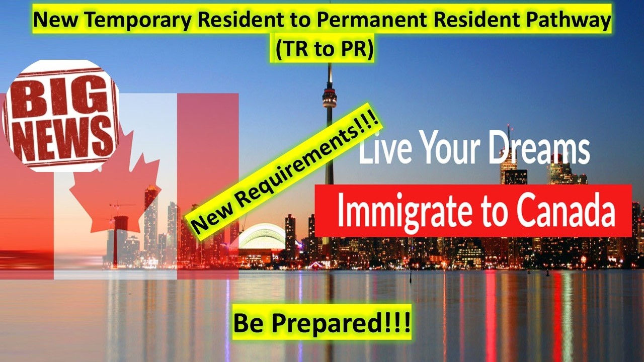 URGENT! New TR to PR Pathway in Canada | Permanent Residency Announced