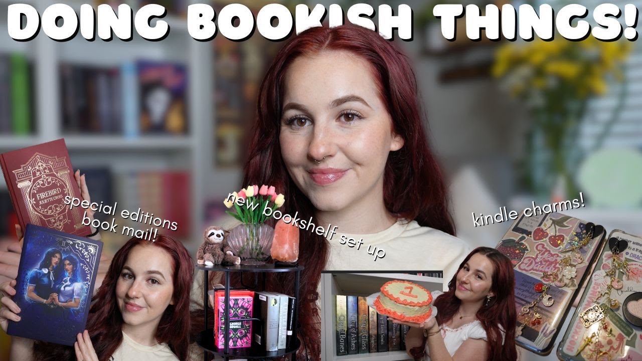 Bookish Vlog! Kindle charms, new bookshelfs, book hauls