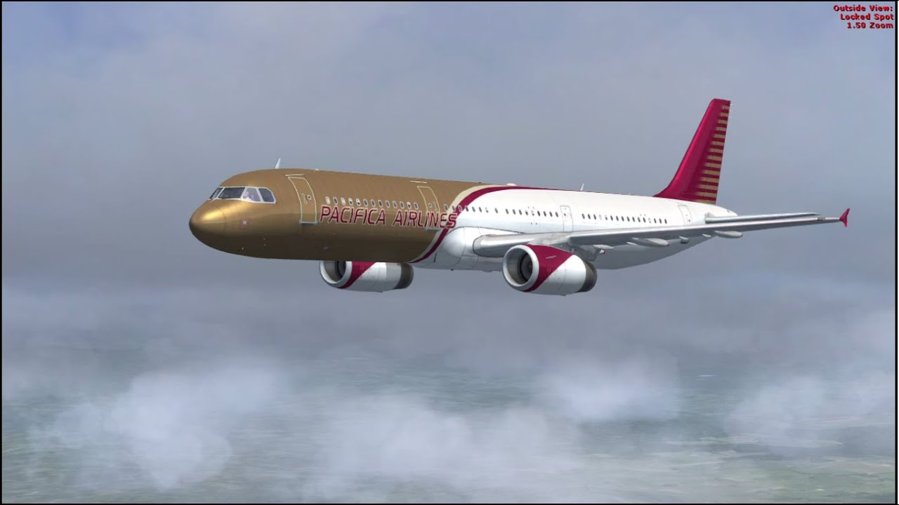 FSX: Canberra to Sydney full flight on Airbus A321 with ATC