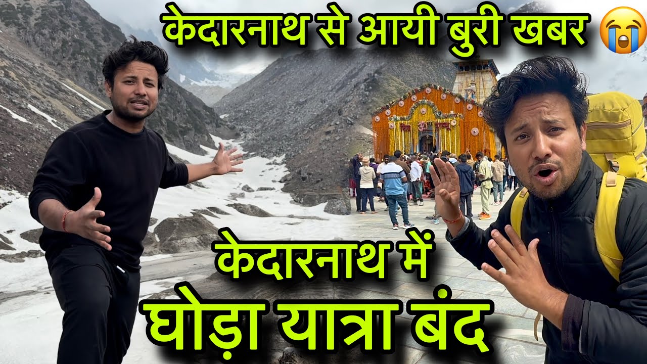 Bad News From Kedarnath 😭 केदारनाथ में घोड़ा यात्रा बंद 😱 Kedarnath Yatra 2025  | Rohit Pahadi