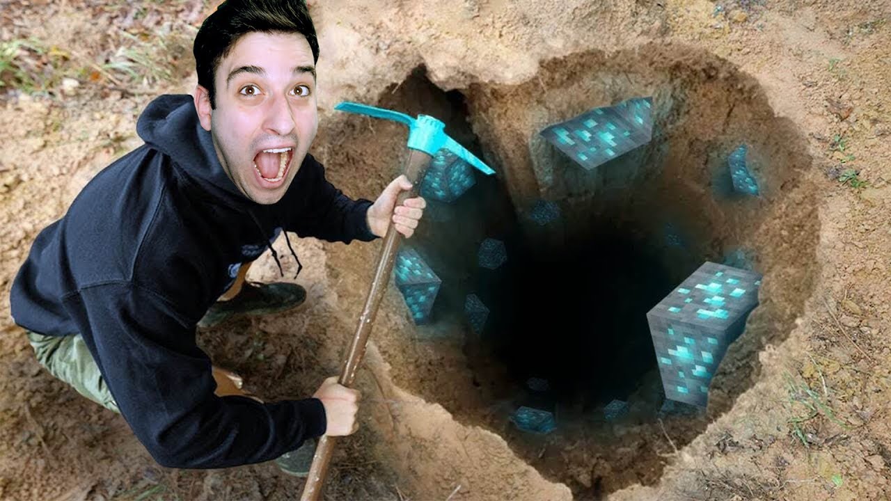 MINECRAFT pero EN LA VIDA REAL 😱