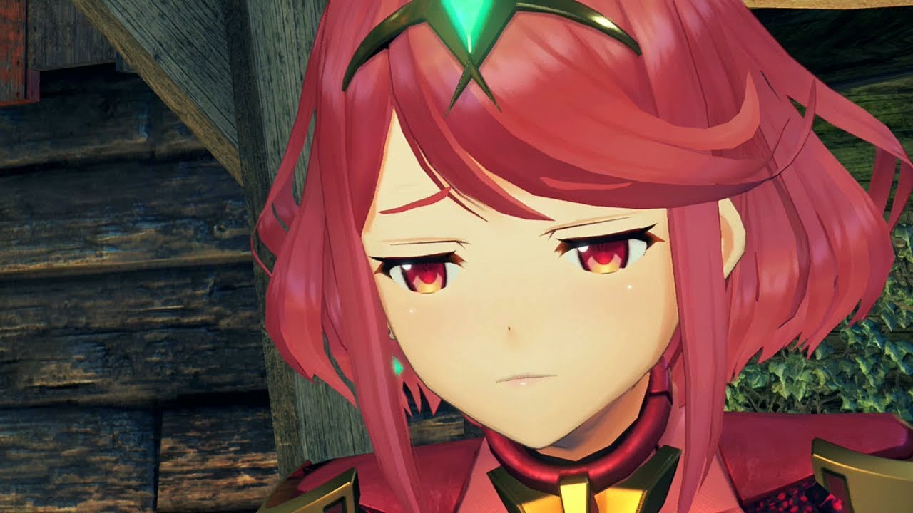Pyra's evil prank . Xenoblade Chronicles 2 .