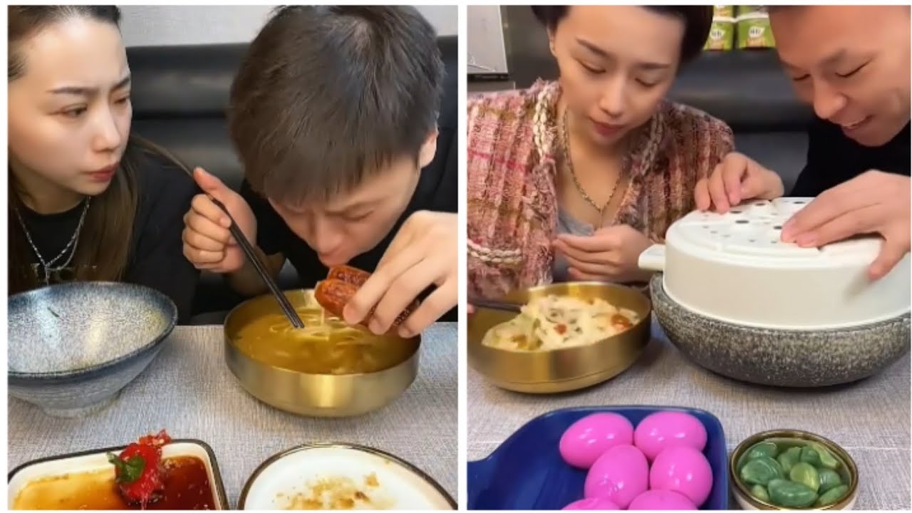 Top Funny Wife and Husband Complete Eating Delicious Food Show Ep - 05
