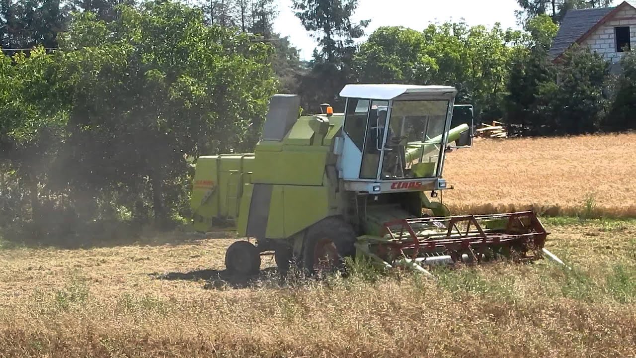Żniwa 2015 odc.1 || Koszenie grochu || Claas mercator 60   :)