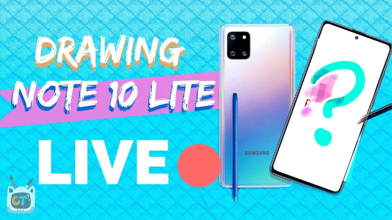 🔴Drawing on my Note 10 LITE in REAL TIME + Answering all your questions as I draw along