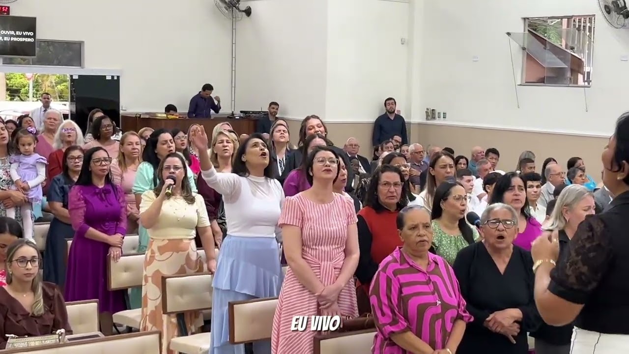 Hino Se Eu Não Te Ouvir - Sarah Farias | Grupo de Irmãs e Orquestra | AD Belém Parque