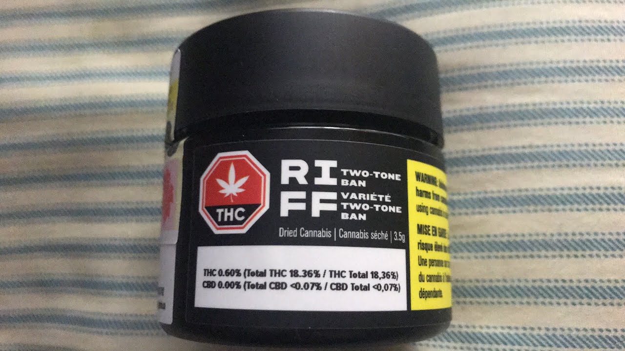 RIFF Two-Tone Ban Hybrid 18.36% THC ~ 0.07% CBD 🤩