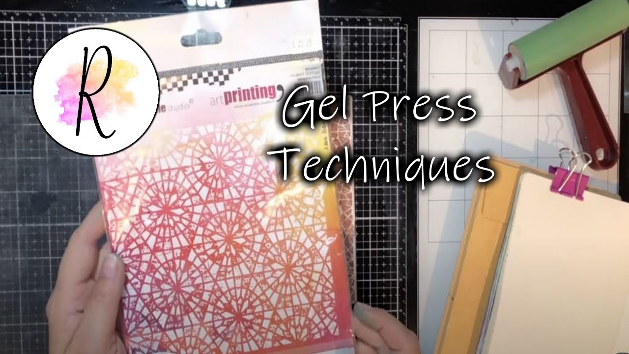 Gel Press - Demo & Techniques Using Distress Oxide Inks