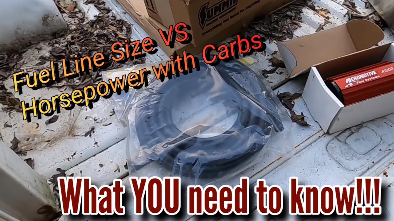 Fuel Line Size VS Horsepower with Carbs.. Plus Casper Update to the road to the #nonamenationals !!!