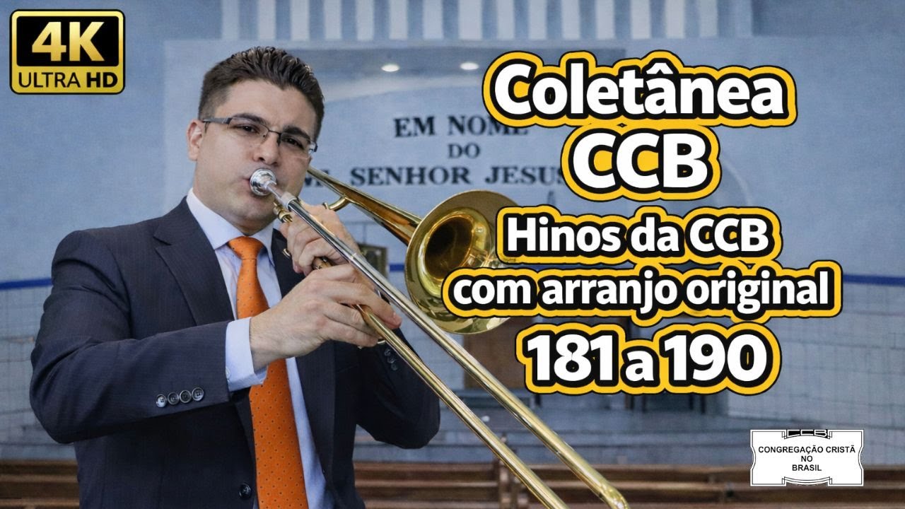 HINOS CCB – Hinário do 181 ao 190 | com Letras  #hinosccb #ccb #congregacaocristanobrasil