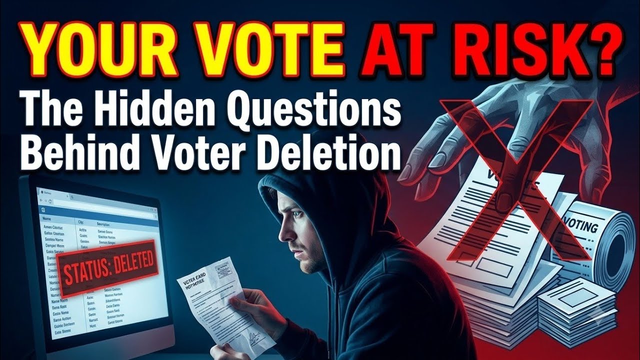 Can Your Vote Be Deleted? | The Truth Behind Voter Deletion #news #voterlist #election #media 