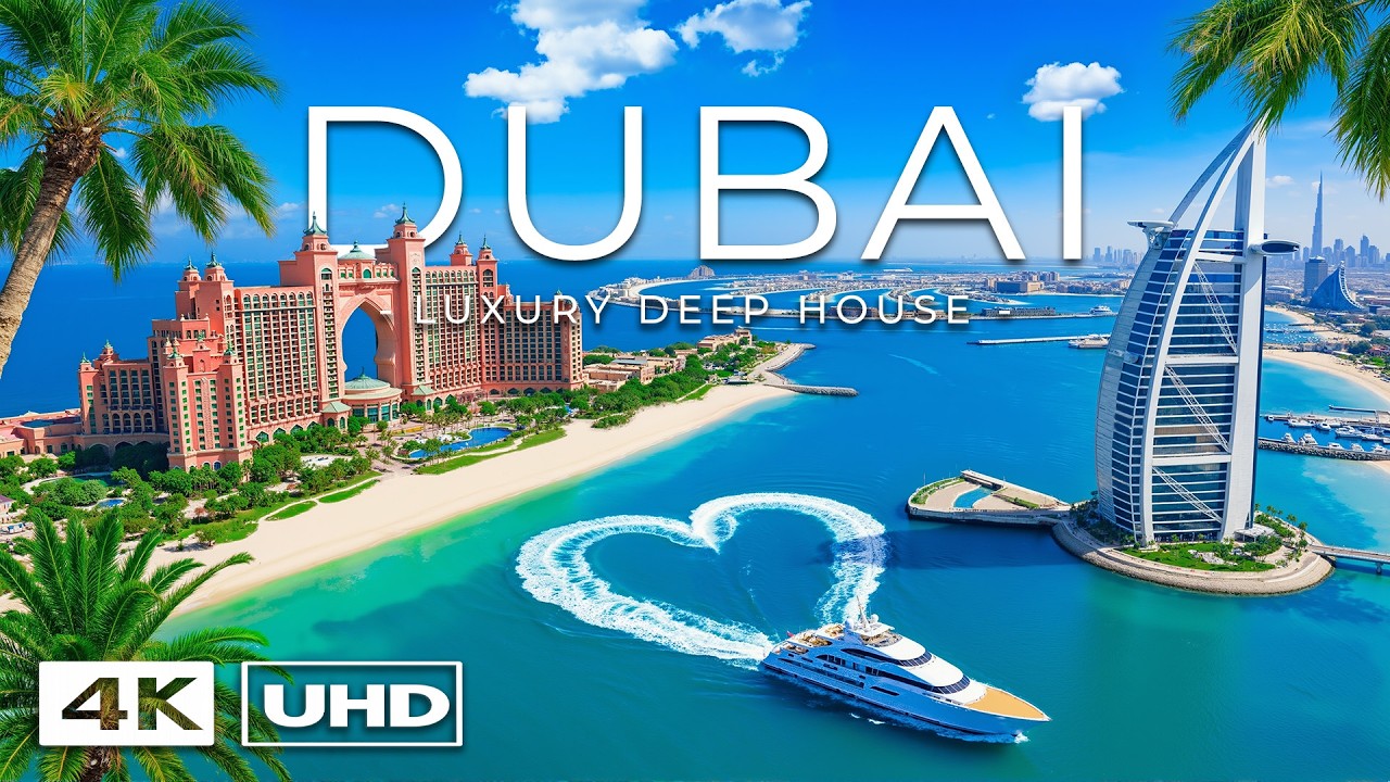 [4K] Dubai 4K Ultra HD 🌴 Luxury Skyline & Coastal Deep House Mix 2026 for Relaxation