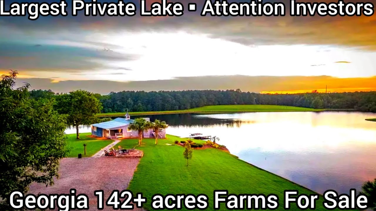 Georgia Farmhouse For Sale | 143-acres | Georgia Lakefront Homes For Sale | Georgia Real Estate