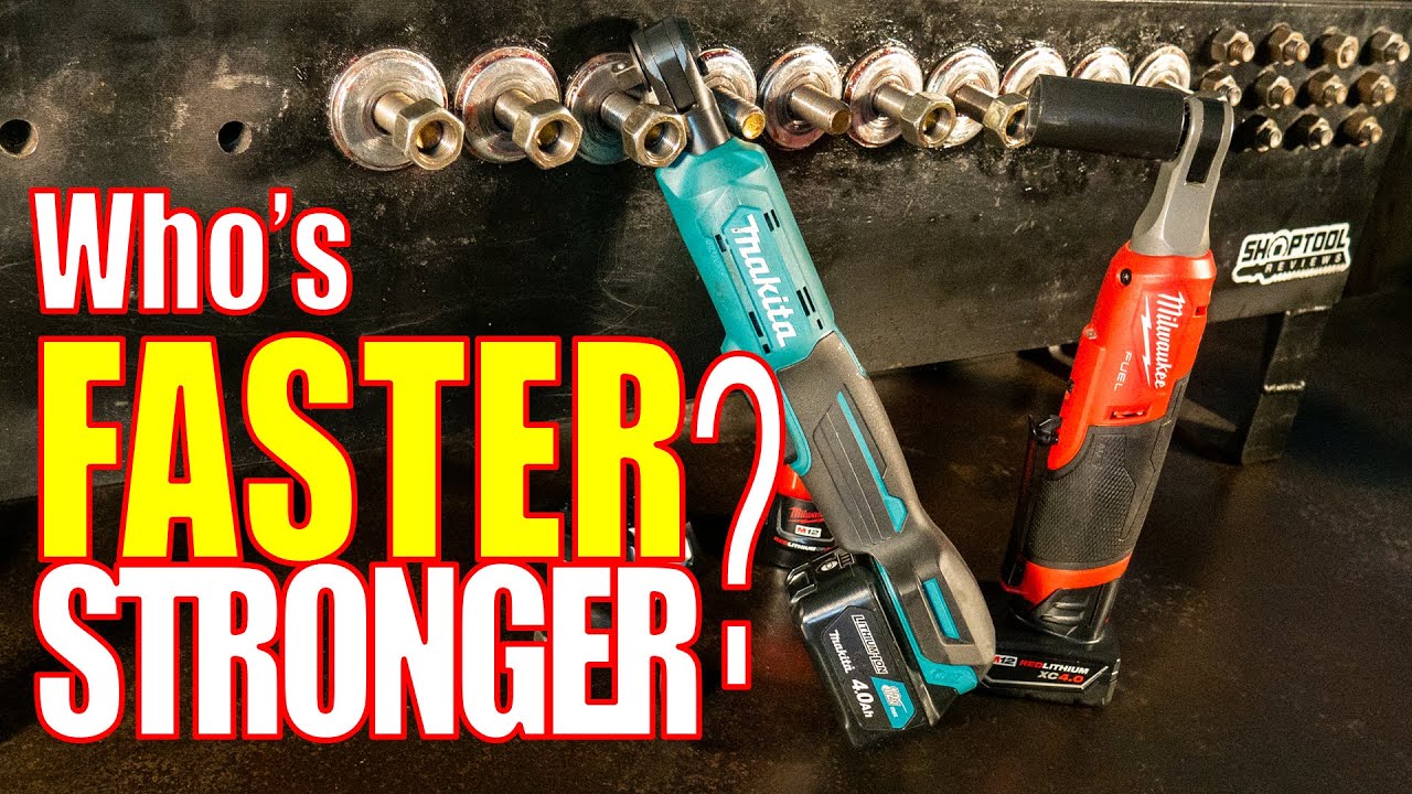 High Speed Cordless Ratchet Battle: Milwaukee vs Makita [FASTEST]