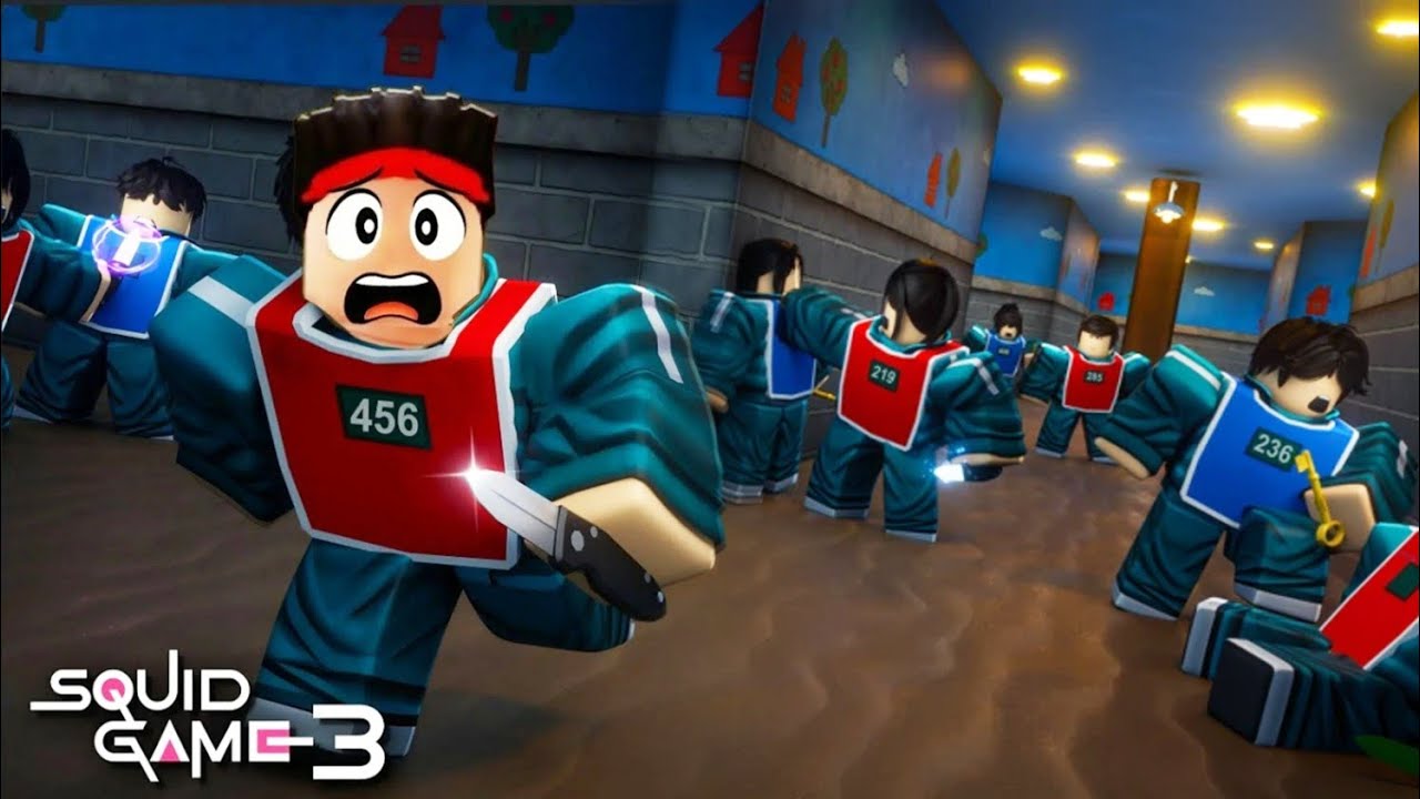 CAN WE WIN ROBLOX SQUID GAMES 3 | KEYS AND KNIVES ROBLOX