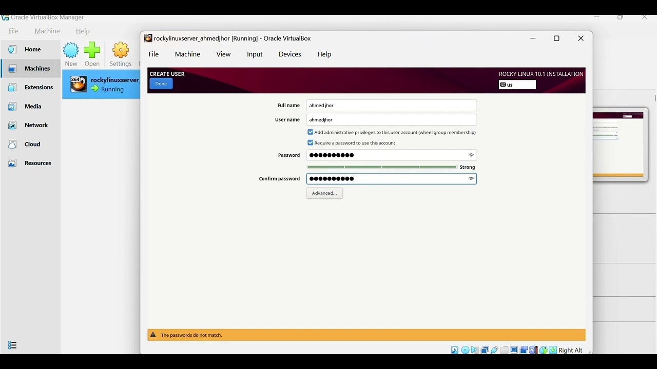 Rocky Linux Server Full Installation process 